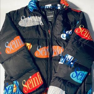 Seinfeld Multi Logo Puffer Jacket